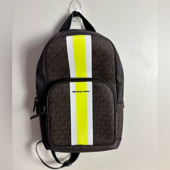 Michael Kors Coated Canvas Monogram Sling Backpack - Picture 1 of 7